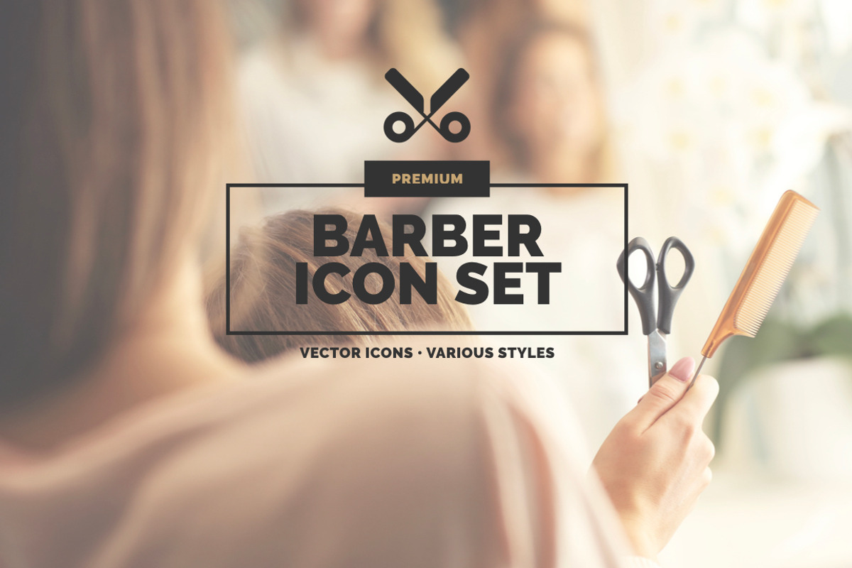 20 Barber Icons in 3 styles, an Icon by IconUncle (Photo 1 of 4)