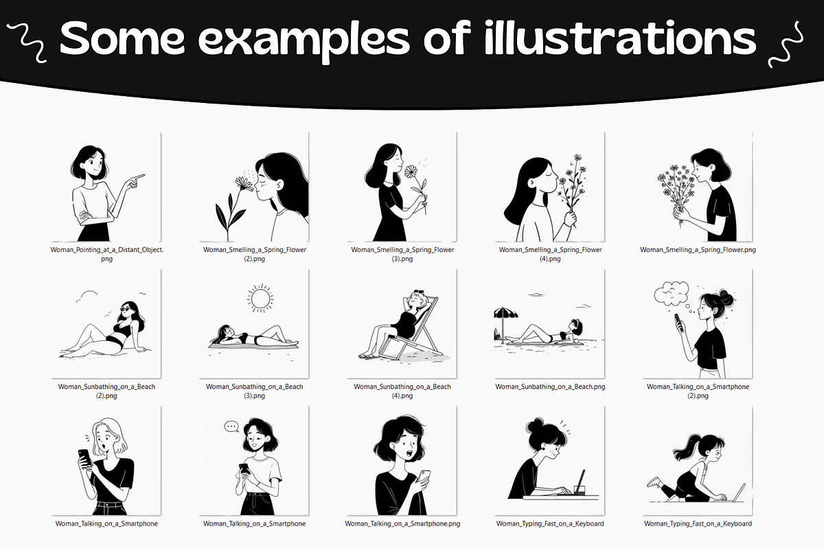 450 Notion Style People Illustration, a Person Illustration by DaisyStudio (Photo 6 of 10)