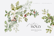 FLORAL WINTER BOX Watercolor Bundle, a Seasonal Illustration by Muse Artist (Thumbnail 43 of 95)