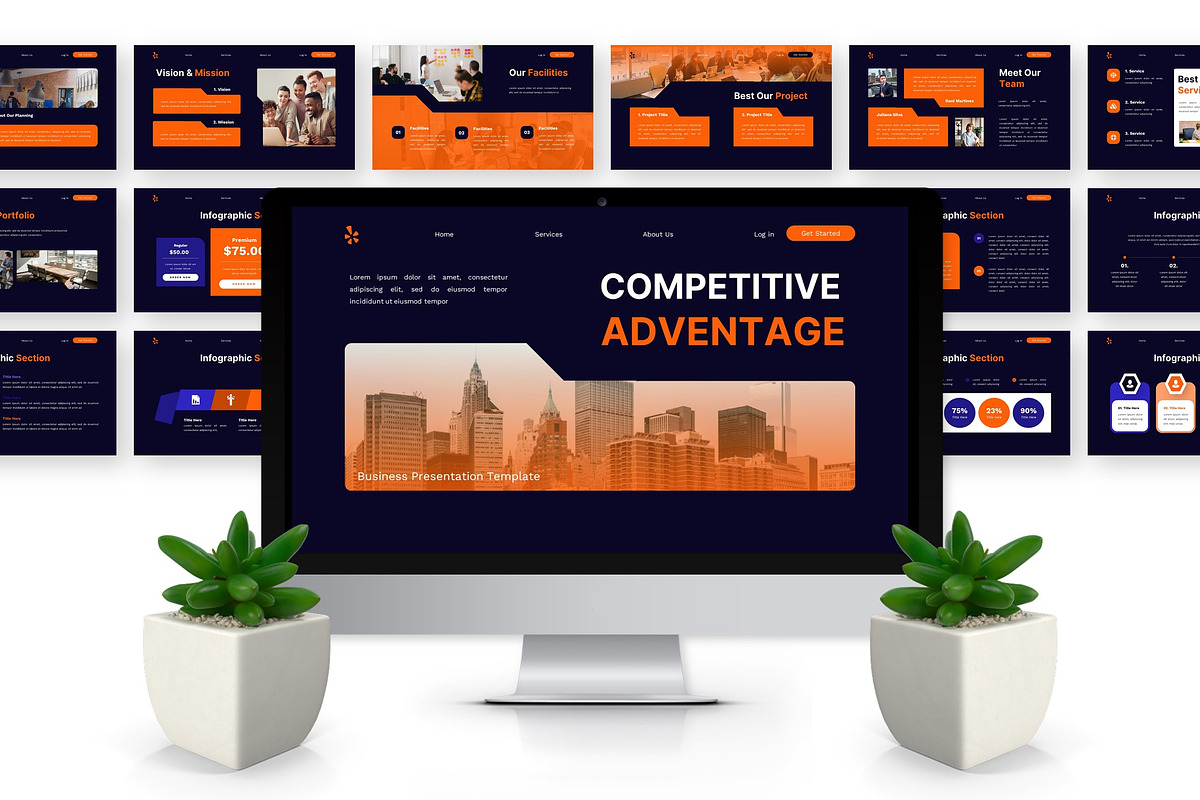 Competitive Advantage - Business PPT preview 3