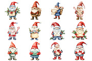 Christmas Mail Gnome Clipart, an Illustration by Design Market (Thumbnail 2 of 3)