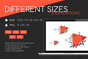 Speech bubbles collection, an Object Graphic by Boyko Pictures (Thumbnail 2 of 11)
