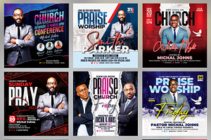 150 Church Flyers Bundle