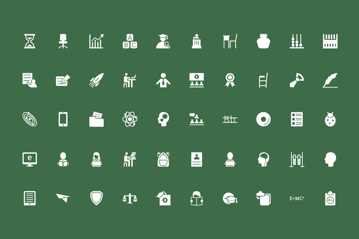 125+ Education Vector Icons - Vol 2 preview 3