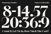 Magres, a Serif Font by Propertype (Thumbnail 3 of 15)
