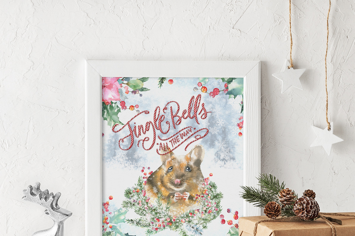 Christmas Watercolor Woodland Story, an Animal Illustration by Catherine Wheel (Photo 15 of 29)