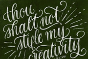 Chalkboard lettering brushes, a Brush Add-On by Alexis Gentry (Thumbnail 3 of 3)