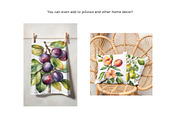 Watercolor Fruit Tree Branches Set 1, an Object Graphic by Kat's Artful Creations (Thumbnail 7 of 9)
