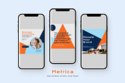 Metrica - Instagram Stories and Post, a Social Media Template by MYDesign (Thumbnail 3 of 5)