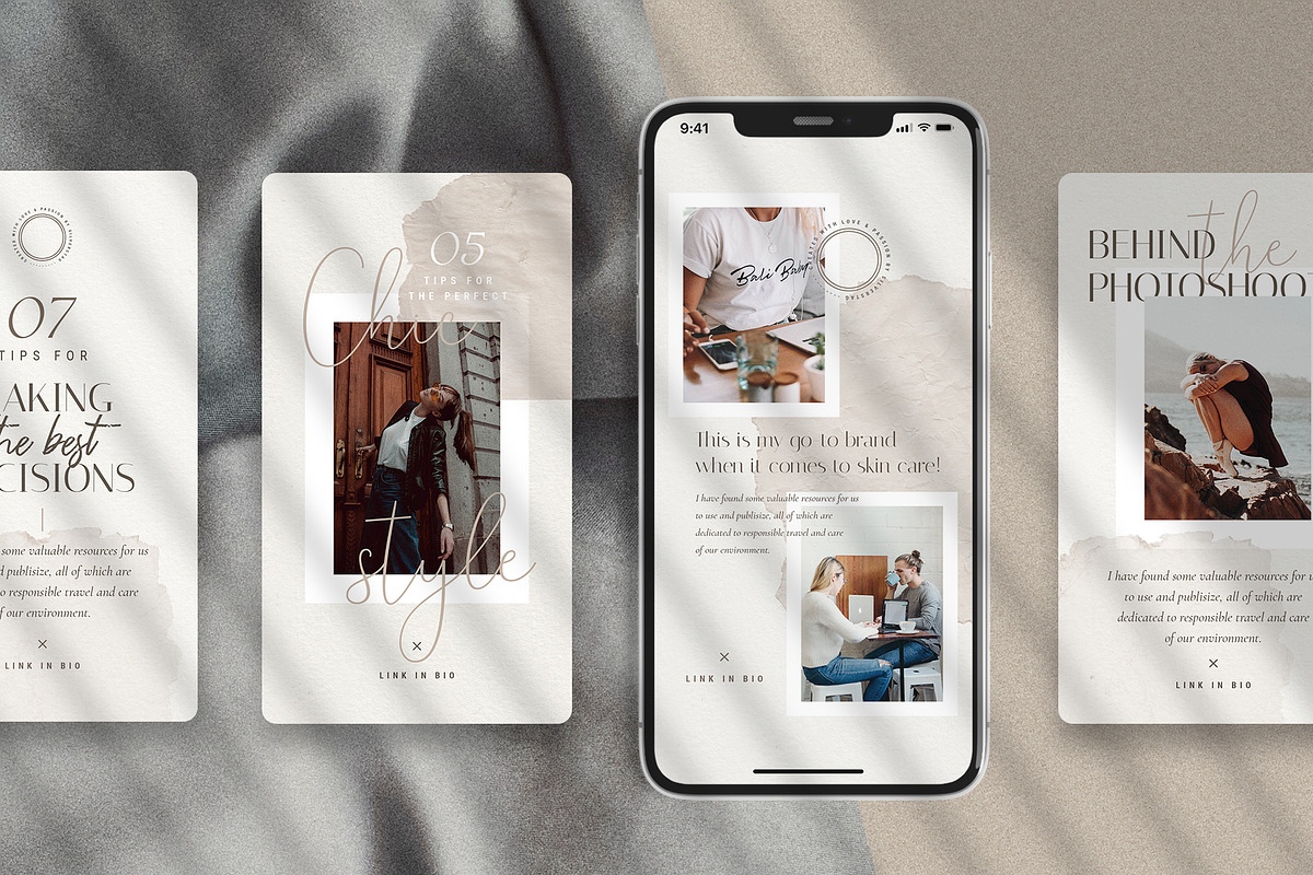 Elodie - 60 Animated Posts & Stories, a Social Media Template by SilverStag Type Foundry (Photo 8 of 48)