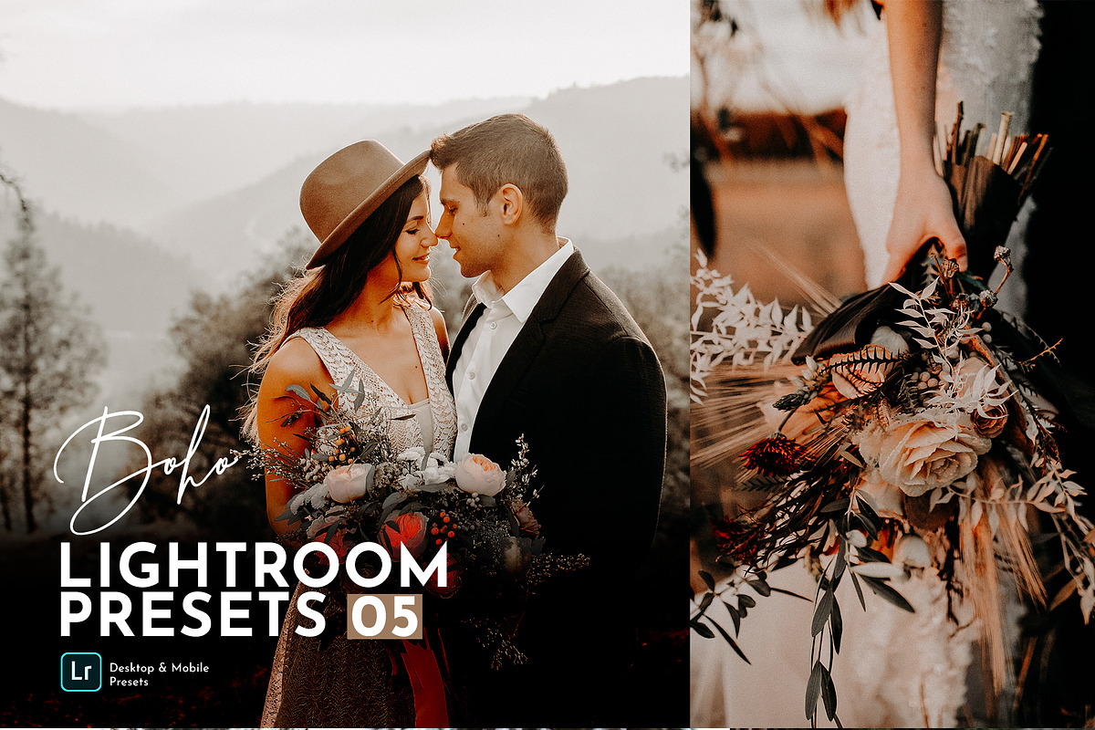 Boho Wedding Lightroom Presets Pack, an Action Add-On by PixelHive Pro (Photo 1 of 19)