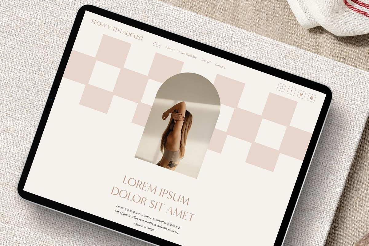 Modern Boho Squarespace 7.1 Template, a Squarespace Template by Forth and Wild (Photo 6 of 8)