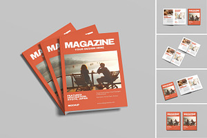 Elegant Magazine Mockup