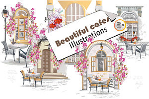 Beautiful cafe windows., a Background Graphic by Laifalight