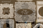 Vintage Lace Frames & Doilies, an Object Graphic by Purple (Thumbnail 3 of 14)