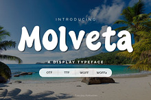 Molveta | Bold Decorative Font