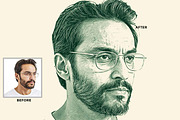 Banknote Engraving FX Ps Action, an Action Add-On by Studio Retouch (Thumbnail 9 of 12)