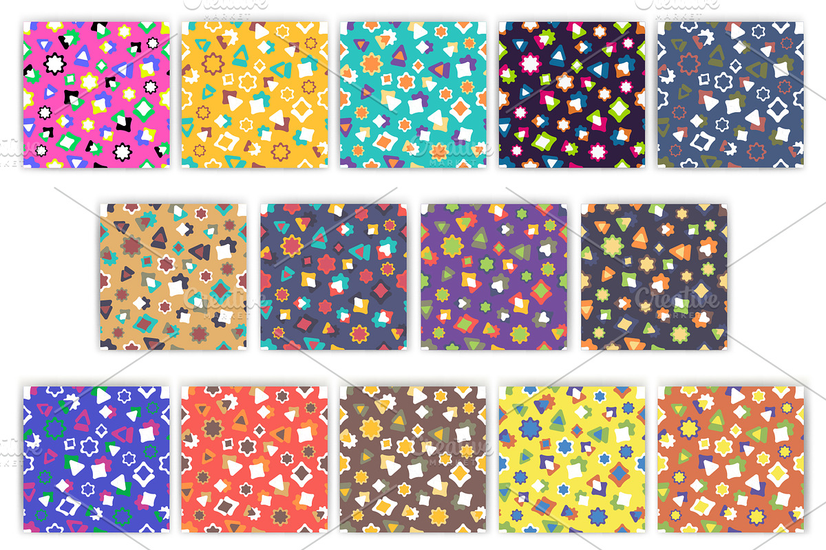 Cute Baby Seamless Patterns 03, a Texture Graphic by KENO Mascots (Photo 4 of 4)