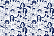 Inclusive Medical Mask Portraits, a Healthcare Illustration by VasilkovS (Thumbnail 7 of 7)