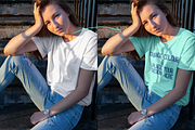 T-shirt Mock-ups, a Shirt Mockup by Mint Pixels (Thumbnail 8 of 8)