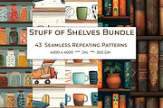 Stuff of Shelves Bundle, a Pattern Graphic by karenfoleyphoto (Thumbnail 1 of 9)