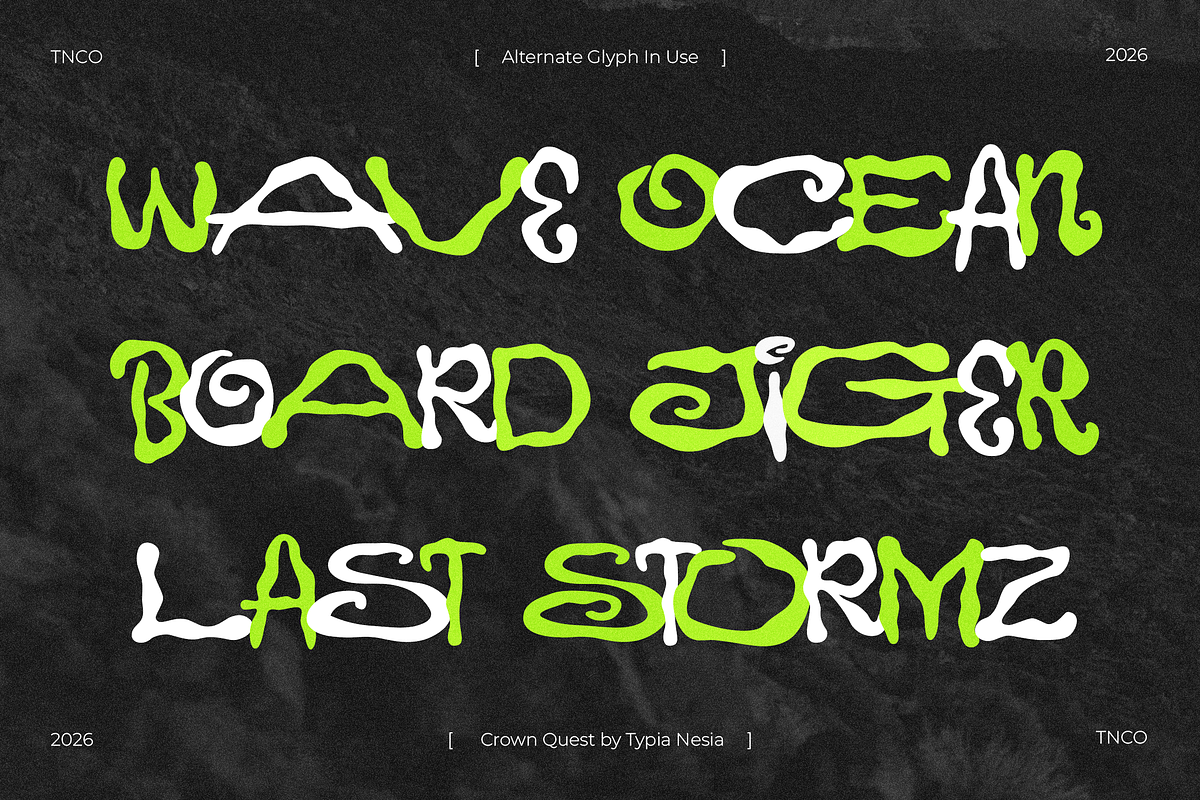 Crown Quest, a Handwritten Font by Typia Nesia (Photo 3 of 10)