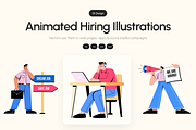 Animated Hiring Illustrations Art, a Finance Illustration by Creative Stall (Thumbnail 1 of 5)