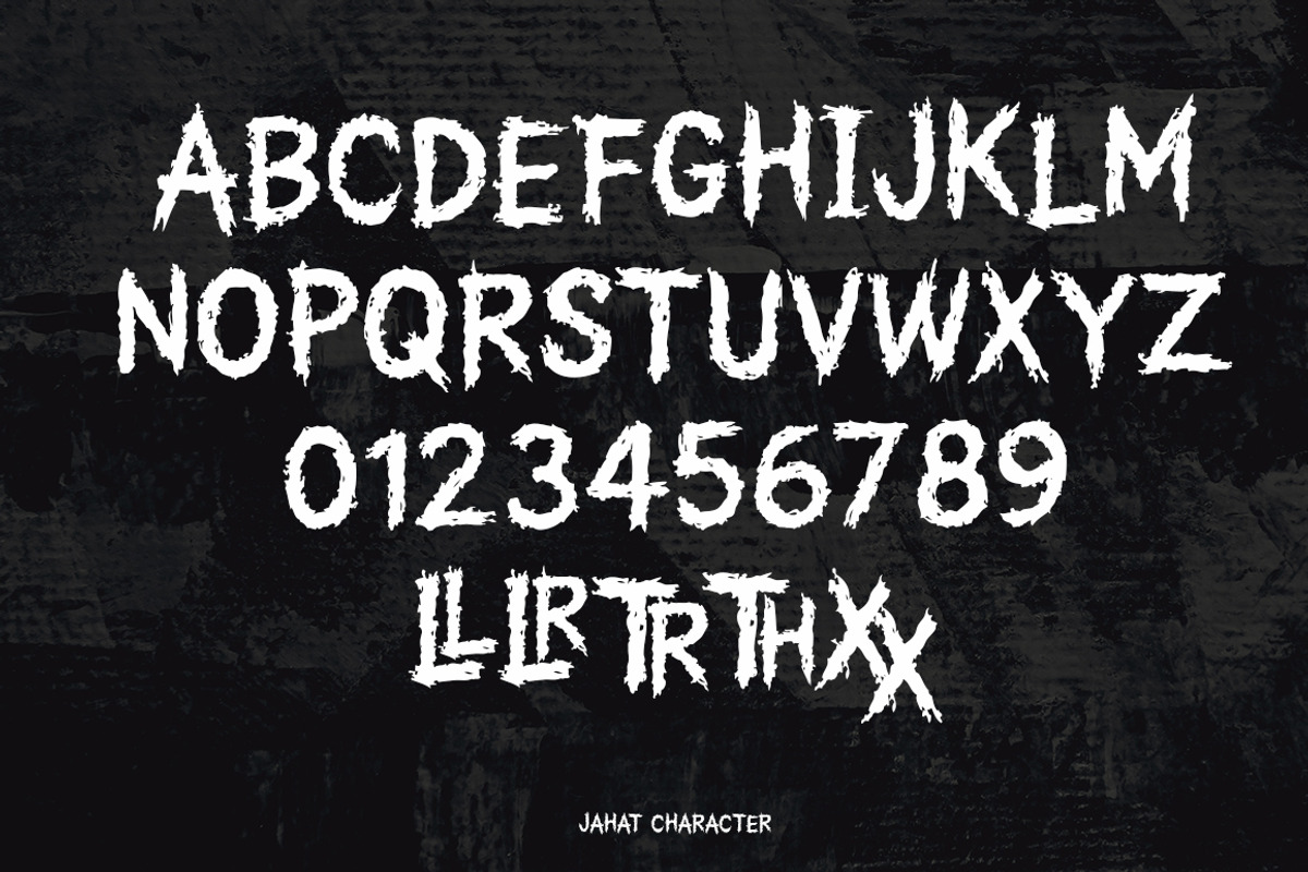 Jahat, a Blackletter Font by rulihoki studio (Photo 3 of 4)