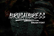 BRUSHBRESS, a Script Font by zamjumps (Thumbnail 1 of 9)