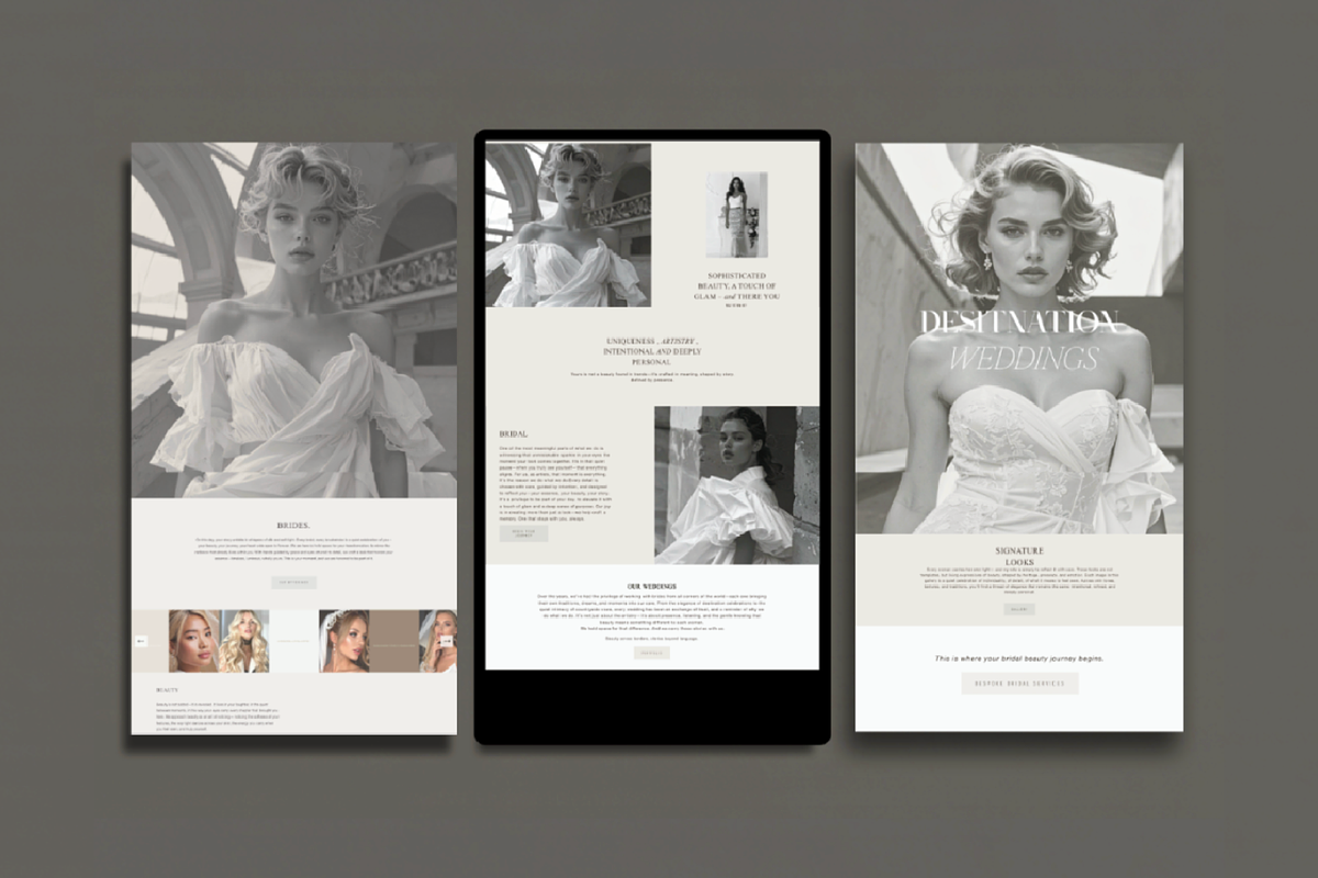 ES Bridal Squarespace 7.1 Template, a Websites & App Template by Atelier Contour (Photo 7 of 7)