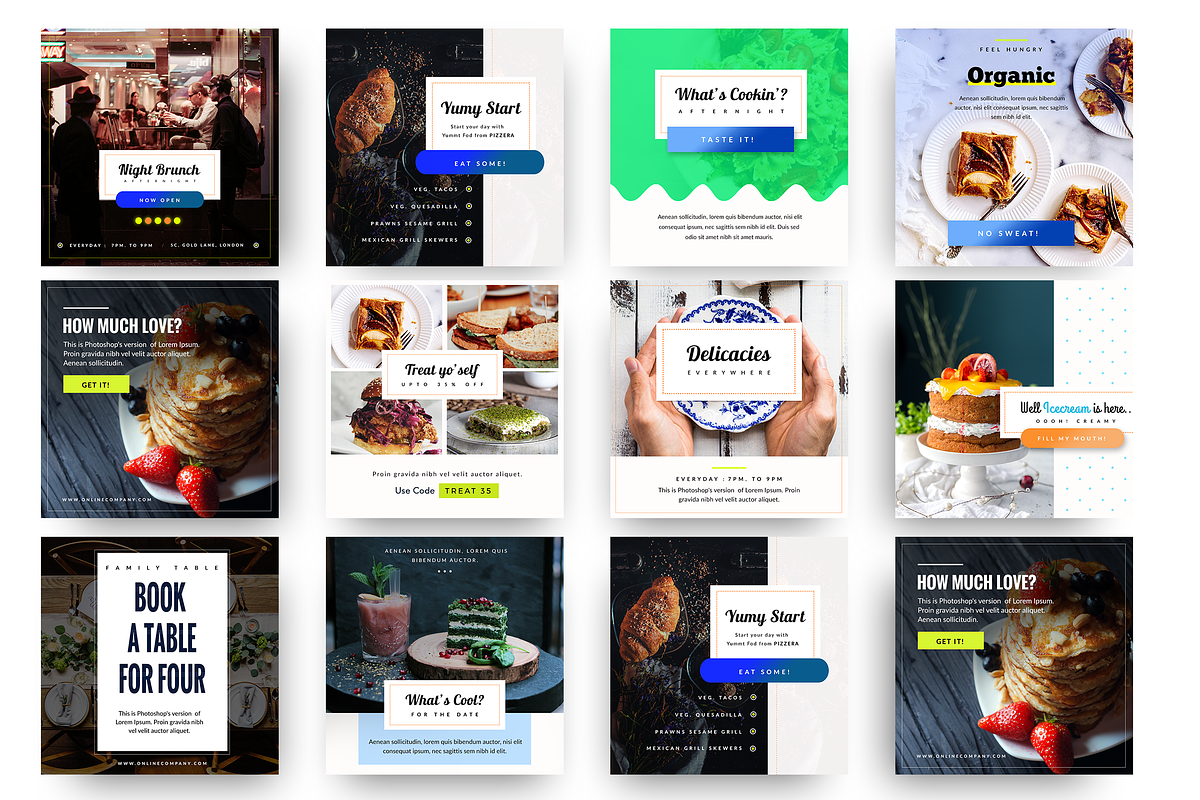 Fudi Instagram Templates, a Social Media Template by Fluto Creative Studio (Photo 7 of 7)