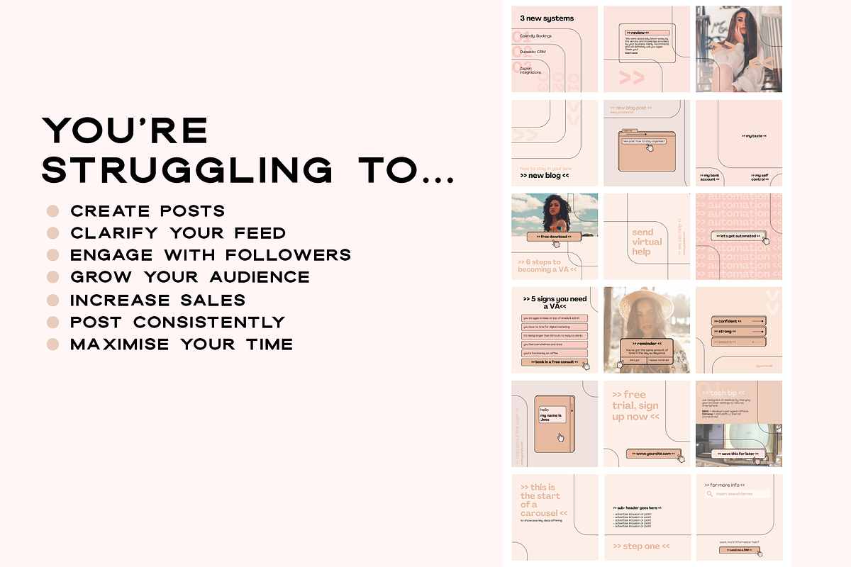 Byron Bay Canva Templates, a Social Media Template by Brodi-Rose Creative Co (Photo 7 of 12)