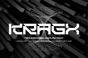 GRAVIX - TECHNOCYBER DISPLAY FONT