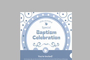 Baptism Invitation, a Stationery Template by MightyDesign (Thumbnail 2 of 8)