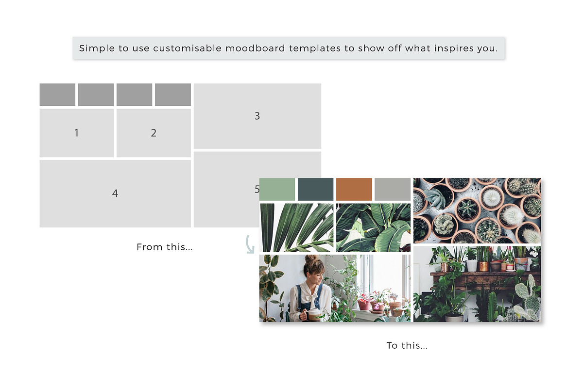 Facebook Mood Board Templates, a Social Media Template by Bold Leap Creative (Photo 2 of 3)