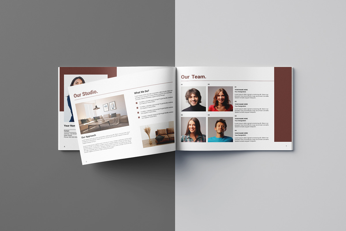 Design Portfolio Template, a Brochure Template by Template Shop (Photo 12 of 14)