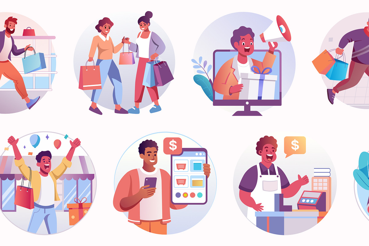 Black Friday Illustration, a Person Illustration by Vectors Market (Photo 5 of 10)