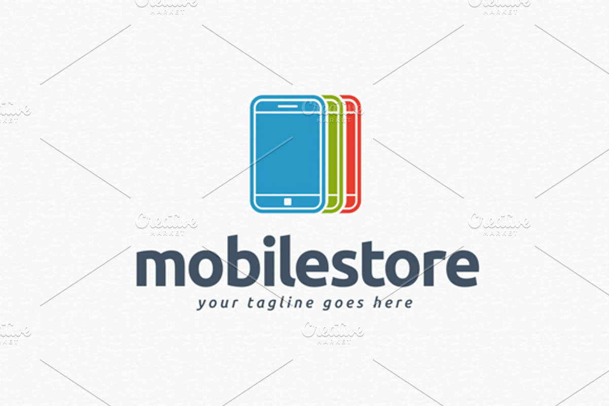 Mobile Store Logo Template, a Branding & Logo Template by PixaSquare (Photo 2 of 4)