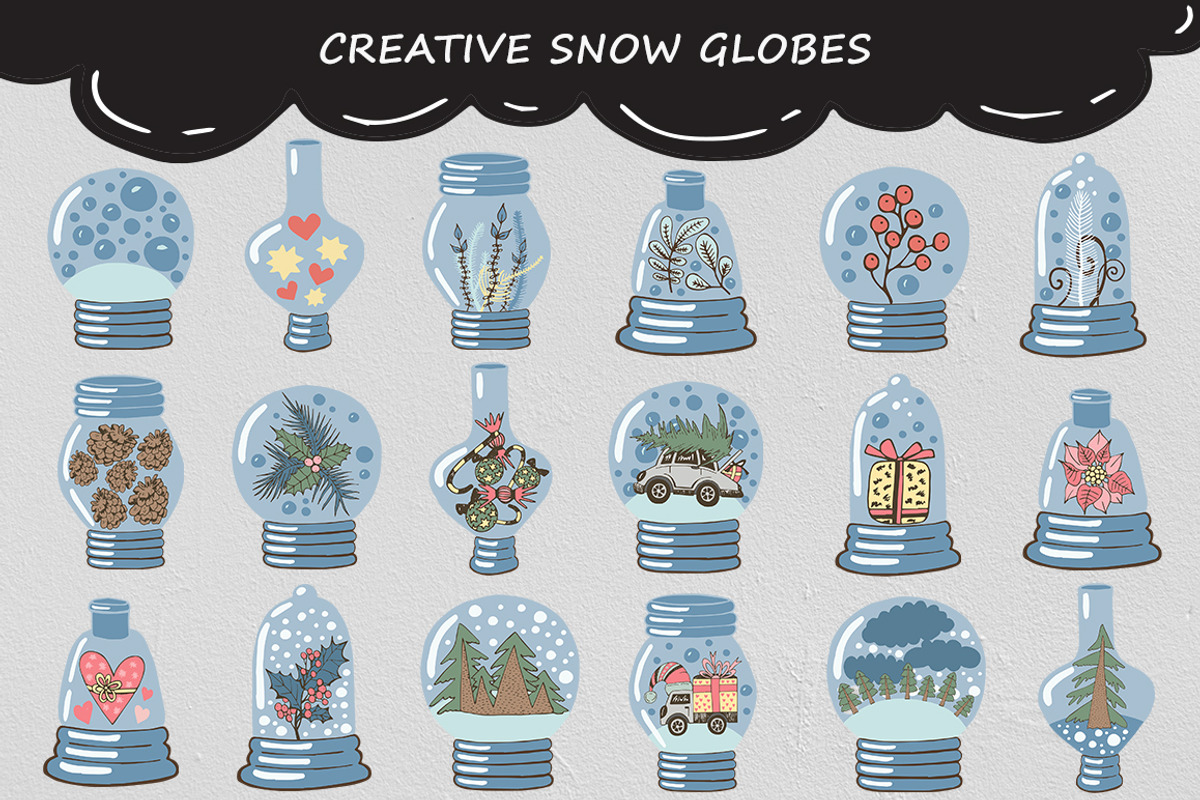 Christmas Hand Drawn Collection, a Decorative Illustration by Kseniya_design (Photo 7 of 9)
