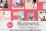 Pink Instagram Template for Business, a Social Media Template by Social Assumptions (Thumbnail 1 of 7)