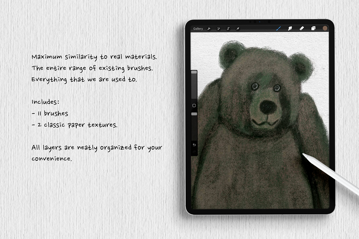 Procreate Dry Brushes | Set #3, a Brush Add-On by Brush Moment (Photo 3 of 7)