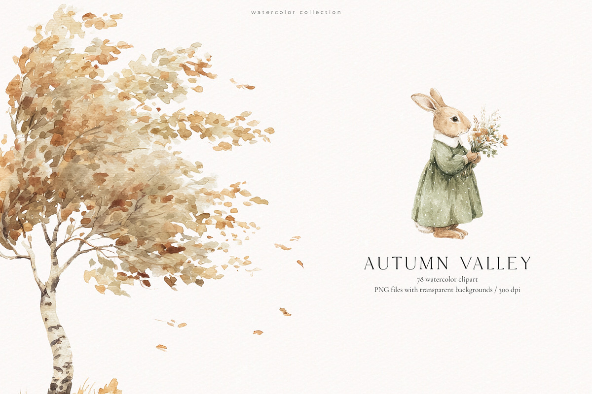 Autumn Valley Collection, a Seasonal Illustration by PeDe Designs (Photo 5 of 34)