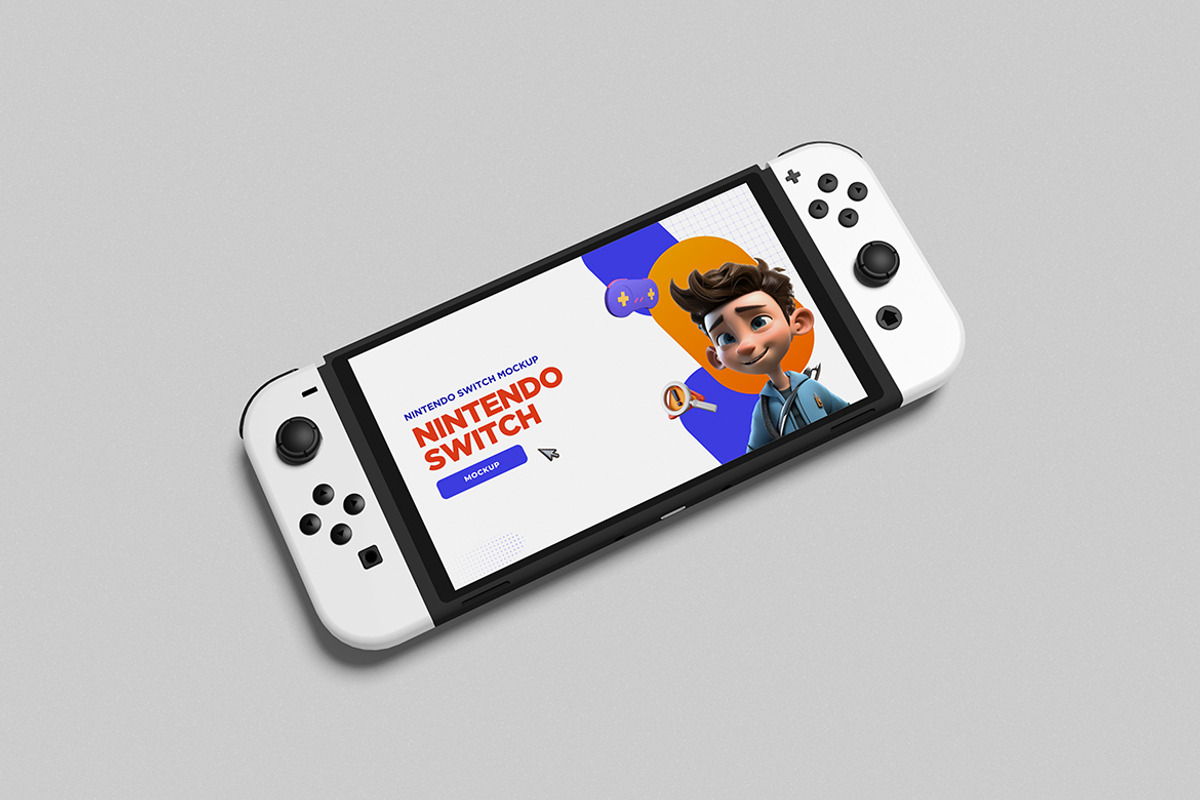 Nintendo Switch Mockup, a Device Mockup by swsi-studio