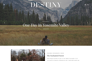 Blogger Template Responsive -Destiny, a Templates & Theme by ThemeShine (Thumbnail 3 of 6)