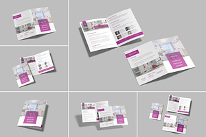 A5 Bifold Brochure Mockup, an Advertising Mockup by Hubzway