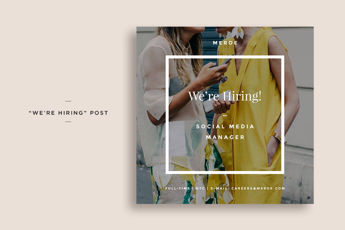 VIBES Social Media / Blog Templates, a Social Media Template by STUDIO MEROE (Photo 5 of 12)