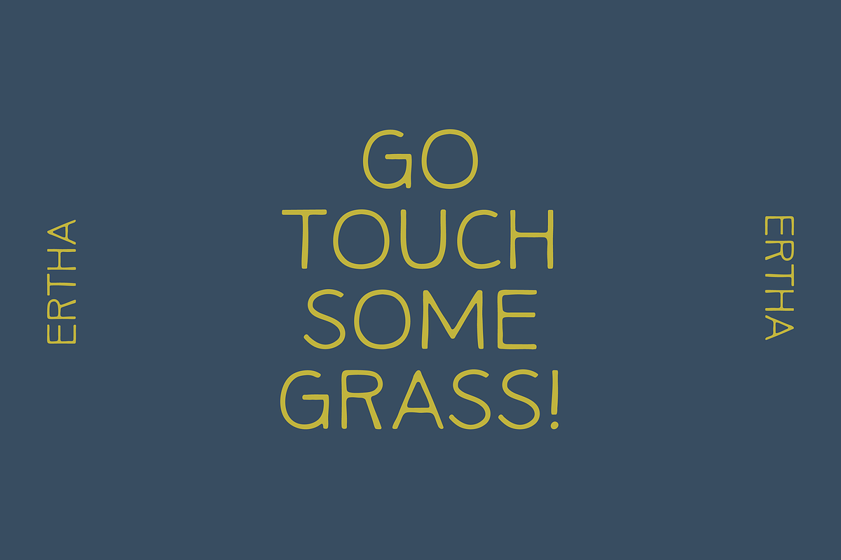 ERTHA by Abby Leighton, a Font by Abby Leighton Studio (Photo 2 of 3)