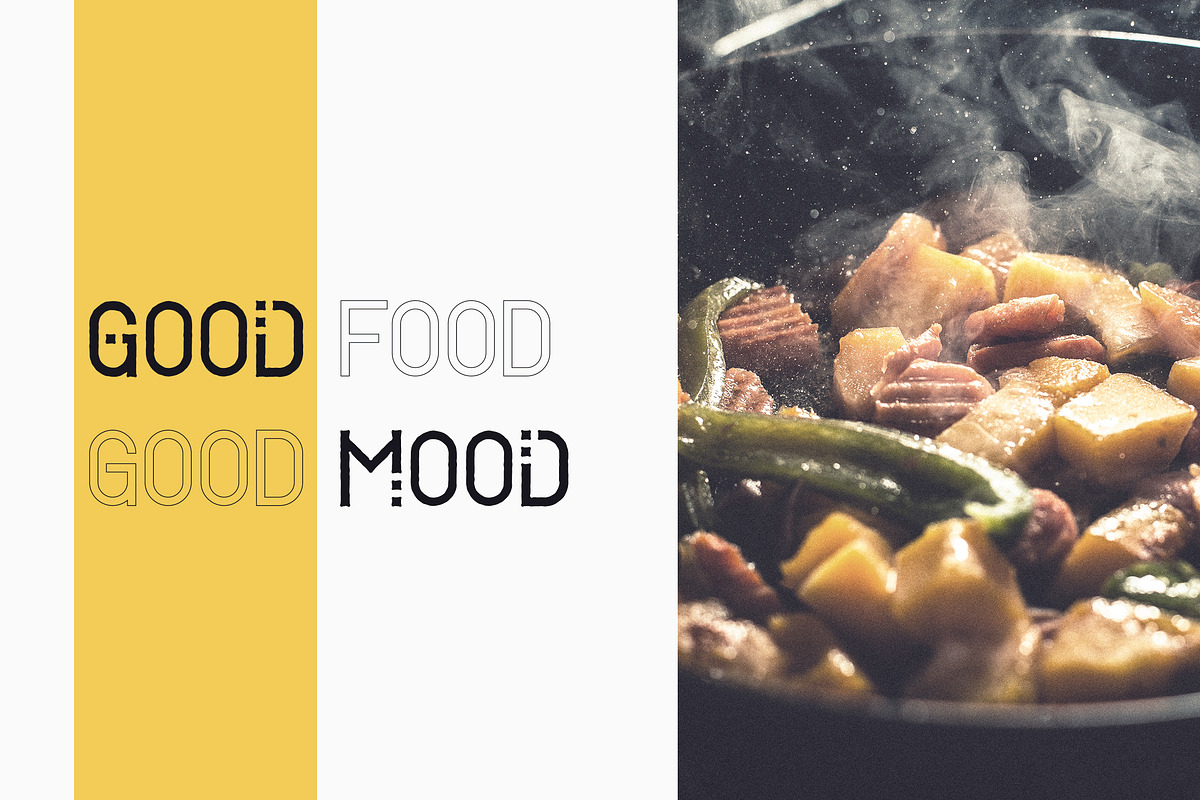 Alpha Display Font - 4 styles preview 3