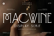 Macwine - Beautiful Chic Serif, a Serif Font by roomspace creative lab (Thumbnail 1 of 13)