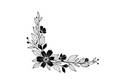 Floral Corner Ornament Clipart Bundl, an Illustration by Creativeshirt (Thumbnail 44 of 48)